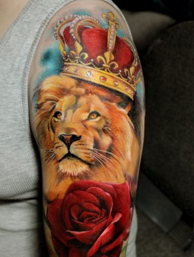 Watercolor Lion Tattoo: 20 Vibrant and Artistic Designs