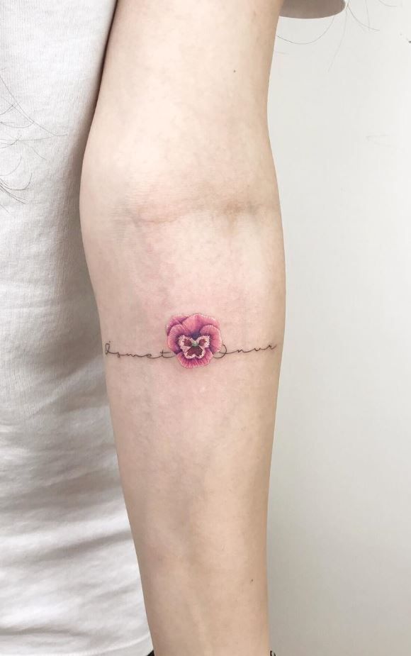 26 February Birth Flower Tattoo: Stunning Designs Inspired by Violets and Iris