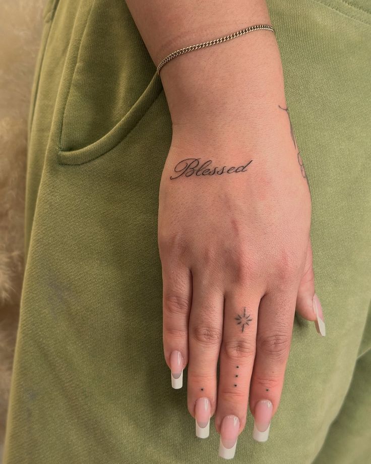 27 Blessed Tattoo: Powerful Designs That Speak of Faith and Gratitude