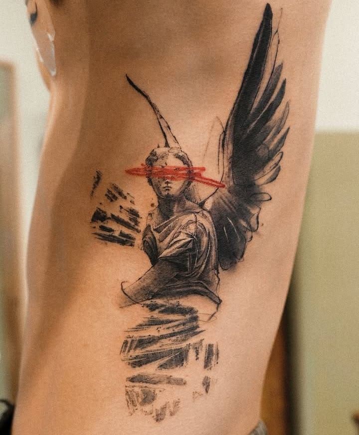 28 Archangel Michael Tattoo Designs for Men and Women   Realism, Sleeve, and Geometric Ideas