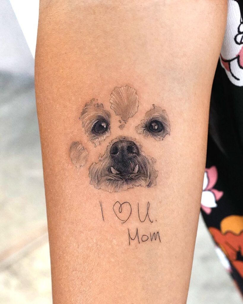 30 Heartfelt Dog Memorial Tattoo Ideas: Unique Paw Prints, Fine Line Portraits & Tiny Tributes