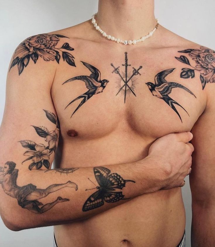 29 Ideas Sternum Tattoo : A Guide to Bold, Feminine & Unique Designs