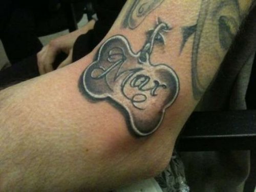 19 Dog Tag Tattoo Ideas