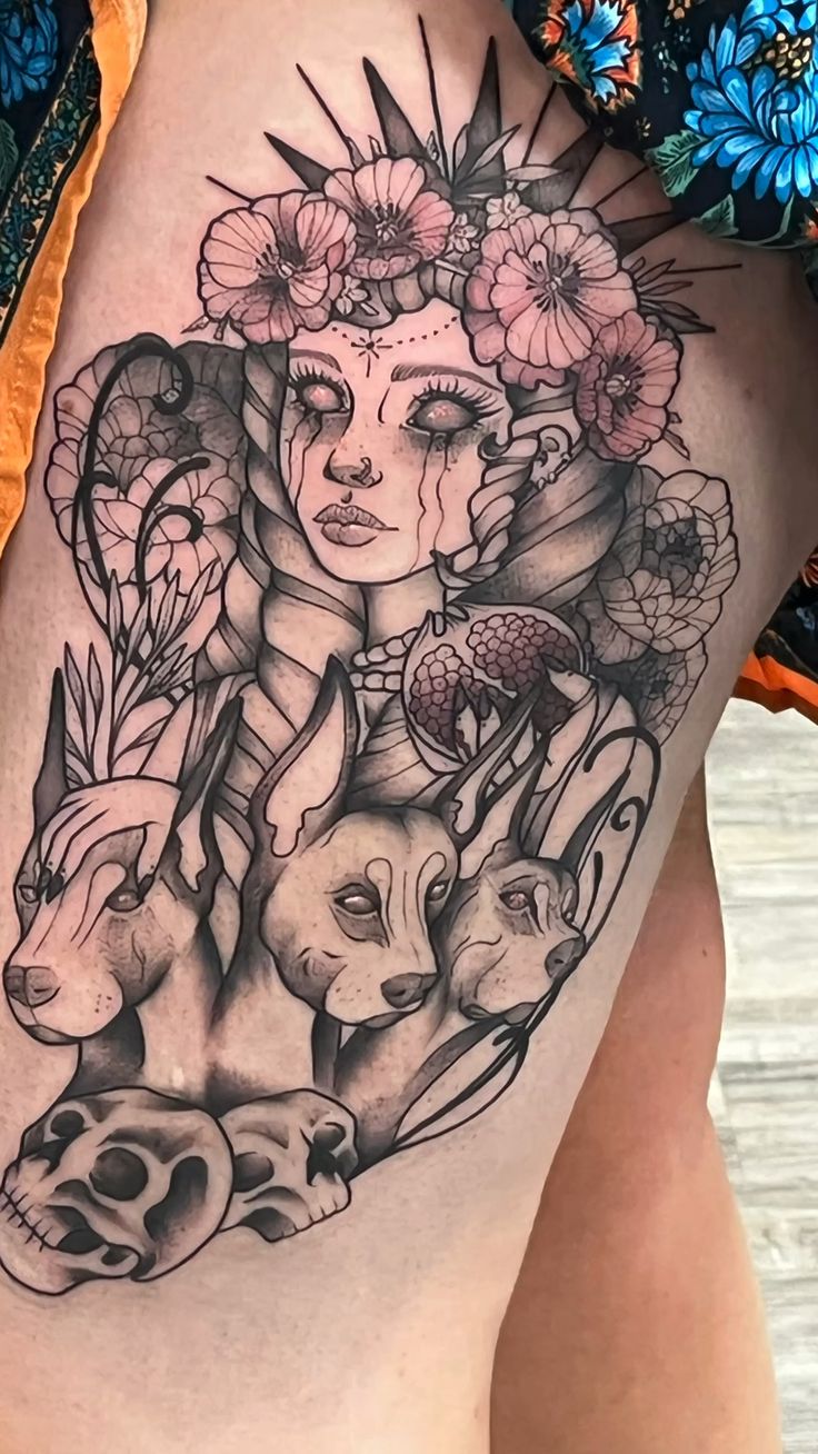 27 Cerberus Tattoo Ideas with Greek Mythology Designs for Chest, Shoulder, and Cute Styles