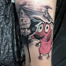 18 Courage the Cowardly Dog Tattoo Ideas