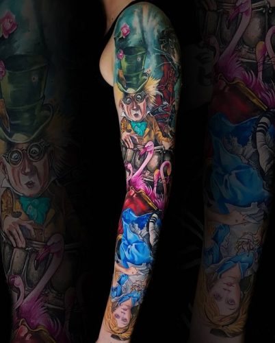 17 Whimsical Tattoo Sleeve Designs