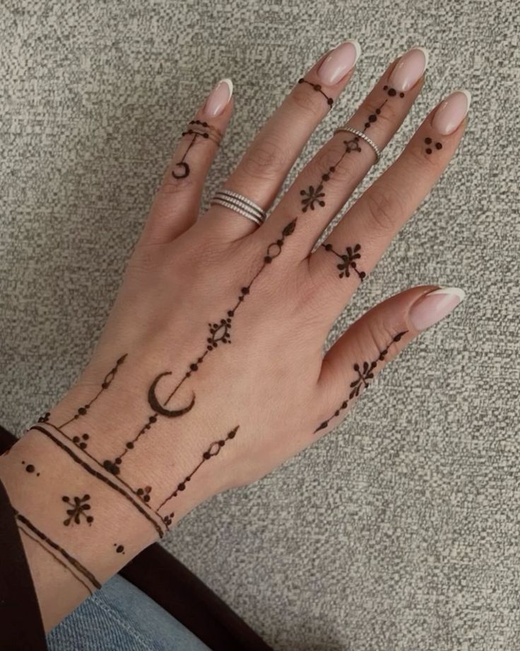 28 Stunning Henna Tattoo Designs for Hand, Arm, Back, and Leg Simple, Cute, Aesthetic Ideas