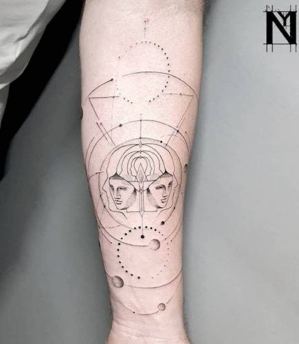 20 Gemini Tattoo for Men Ideas