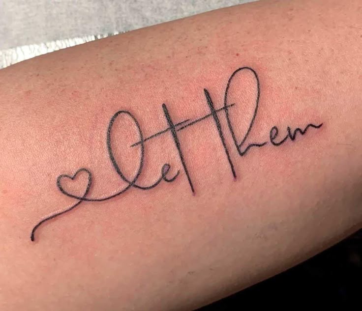 23 Ideas Let Them Tattoo for : Meaningful and Stylish Ink Inspirations