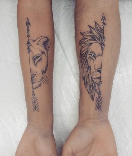 Keep it Simple: 27 Elegant Lion Tattoo Designs