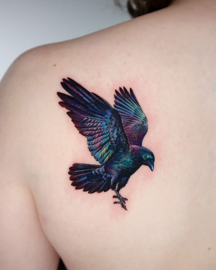 28 Unique Crow Tattoo Ideas Blackwork, Traditional, Flying, Viking, Sleeve, and Minimalist Designs