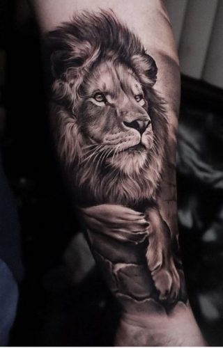 24 Lion Tattoo Half Sleeve: Showcase Power and Artistry