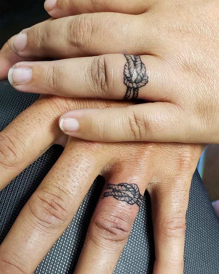 Explore 25 Unique Wedding Ring Tattoo Ideas for : Simple, Cute, Meaningful Designs