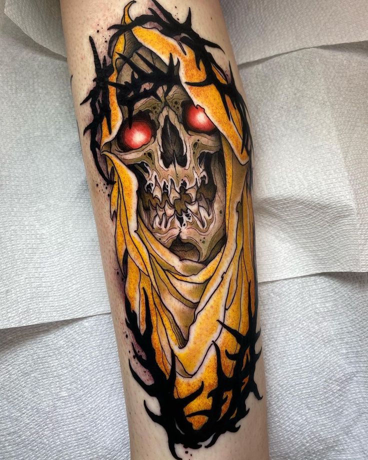 Discover 20 Grim Reaper Tattoo Ideas for Men & Women: Realistic, Traditional, Cute, and Neo-Traditional Designs