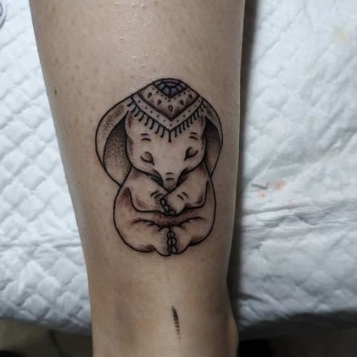 27 Small Elephant Tattoo Ideas