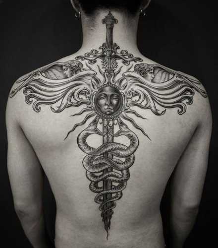 27 Caduceus Tattoo Ideas