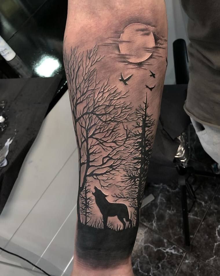 26 Forest Tattoo Designs for Men and Women | Small, Meaningful, First Tattoo Ideas