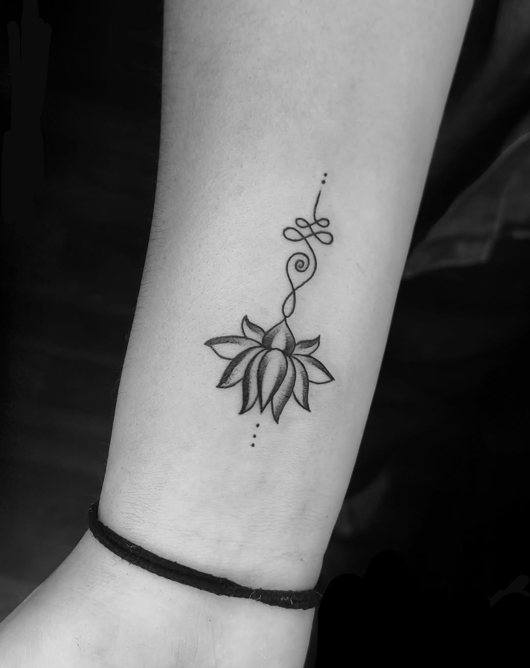26 Unalome Tattoo Ideas with Lotus, Om and Spiritual Meaning Symbols