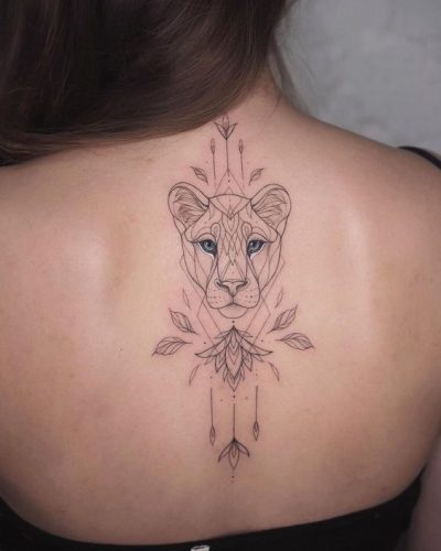 Keep it Simple: 27 Elegant Lion Tattoo Designs
