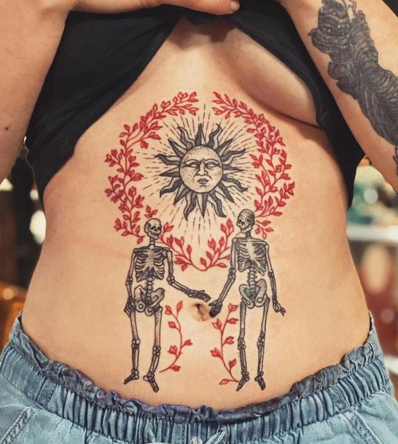 22 Ideas for Lower Stomach Tattoos: Stunning Designs and Unique Personal Statements