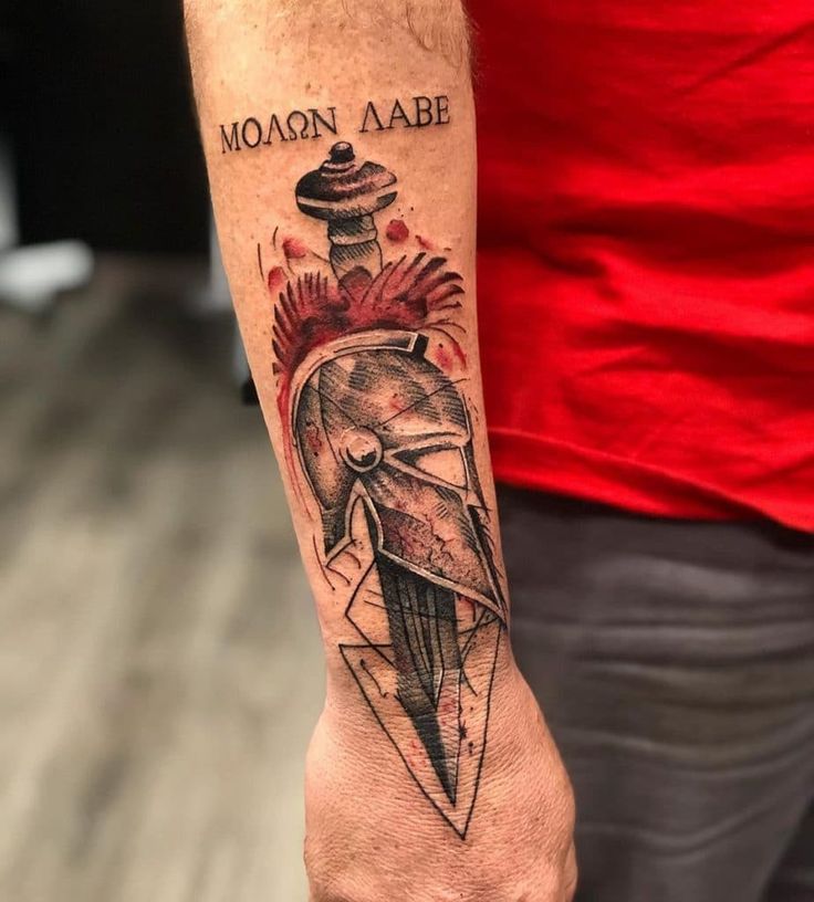 27 Spartan Tattoo Ideas Bold Sleeve, Chest, Leg & Forearm Designs