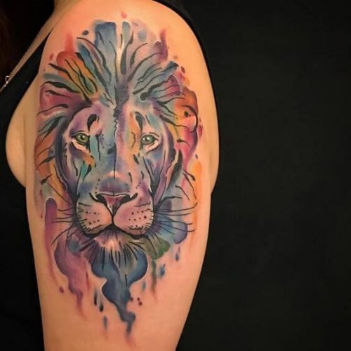 Lion Tattoo Sleeve: 18 Captivating Full Arm Designs