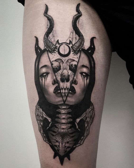 25 Ideas for Dark Feminine Tattoos: Aesthetic Inspiration for Every Style