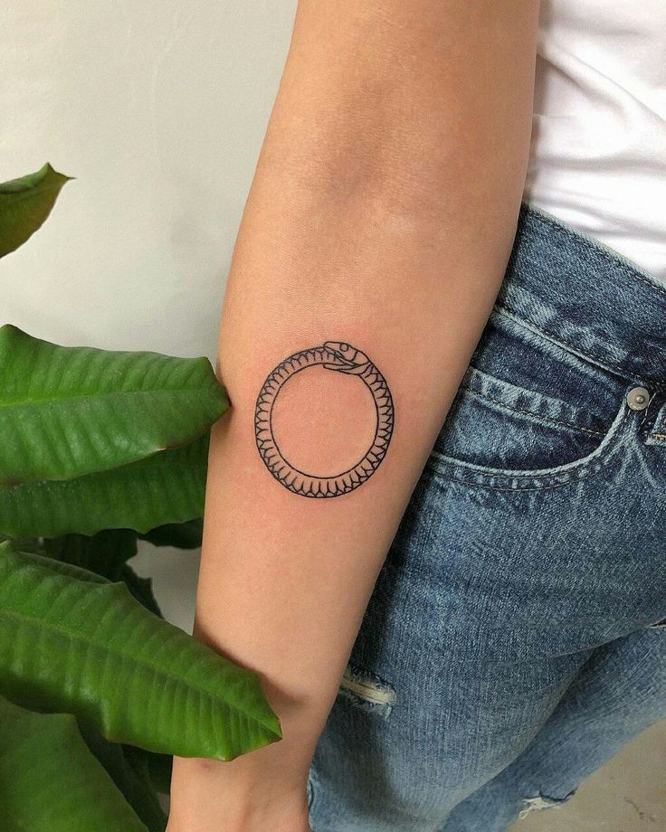 25 Ouroboros Tattoo Ideas : Minimalist, Dragon, FMAB &#038; Traditional Snake Designs