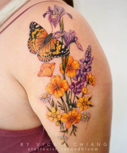 Explore 20 Captivating Butterfly Tattoo Designs on Arms for Men and Women – Fresh Ideas for