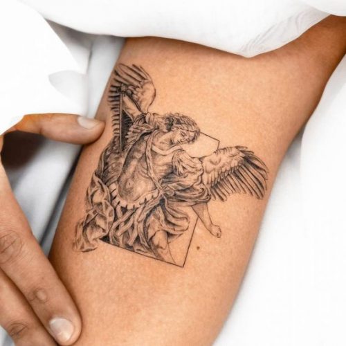 Discover the Divine Valor: 15 Inspirational St. Michael the Archangel Tattoo Designs for