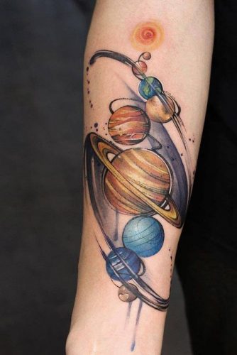 Discover the Best Galaxy Tattoo Designs for : Inspirational Ideas for Cosmic Body Art