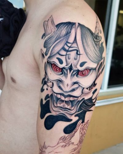 Explore 21 Samurai Mask Tattoo Ideas for : Discover Designs from Fierce to Floral