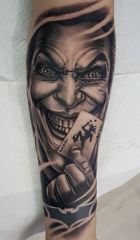 27 Joker Tattoo : Wild Ink, Iconic Chaos & Bold Character Art