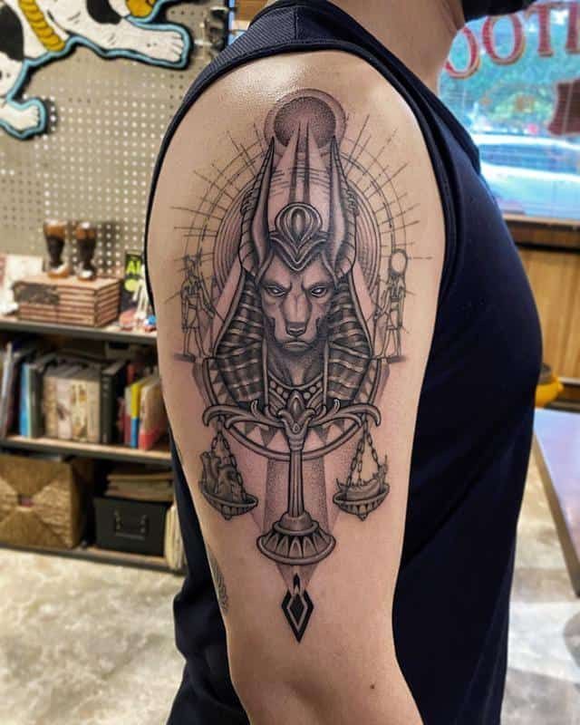 Explore the Most Striking Anubis Tattoo Ideas for : Myth Meets Modern Ink