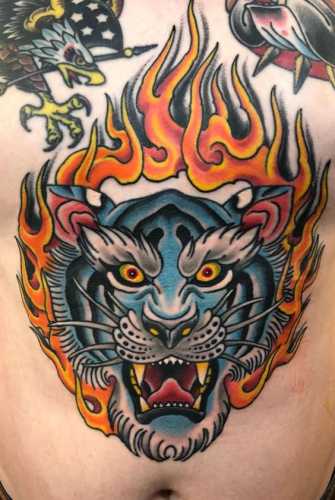 19 Tiger Head Tattoo Ideas