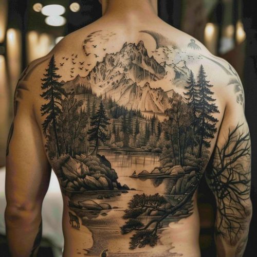 Explore 17 Unique Landscape Tattoo Designs for Nature Lovers and Adventurers