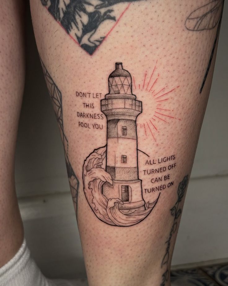 Check Out 29 Cool Lighthouse Tattoo Ideas for