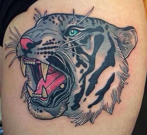 23 Traditional Tiger Tattoo Ideas