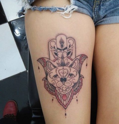 16 Cat Tattoo Ideas with Meaning