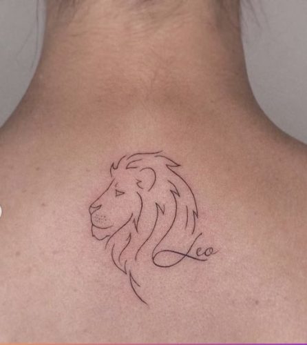 Keep it Simple: 27 Elegant Lion Tattoo Designs