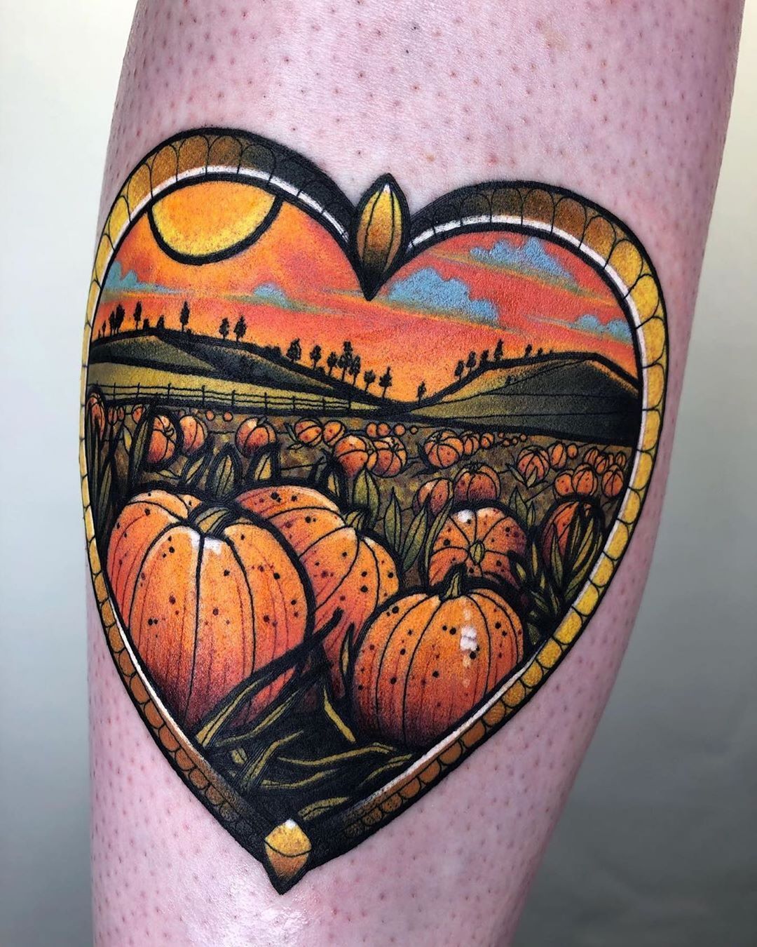Fall Tattoo 26 Ideas for Women and Men Sleeve Art, Fine Line and Halloween Ink