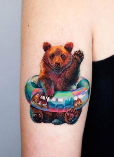 Explore 20 Unique Bear Tattoo Designs: From Whimsical and Colorful to Minimalist and Traditional