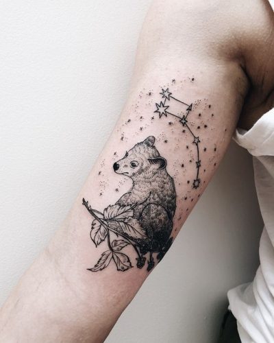 Explore 20 Unique Bear Tattoo Designs: From Whimsical and Colorful to Minimalist and Traditional