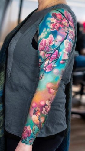 16 Full Color Tattoo Sleeve Ideas