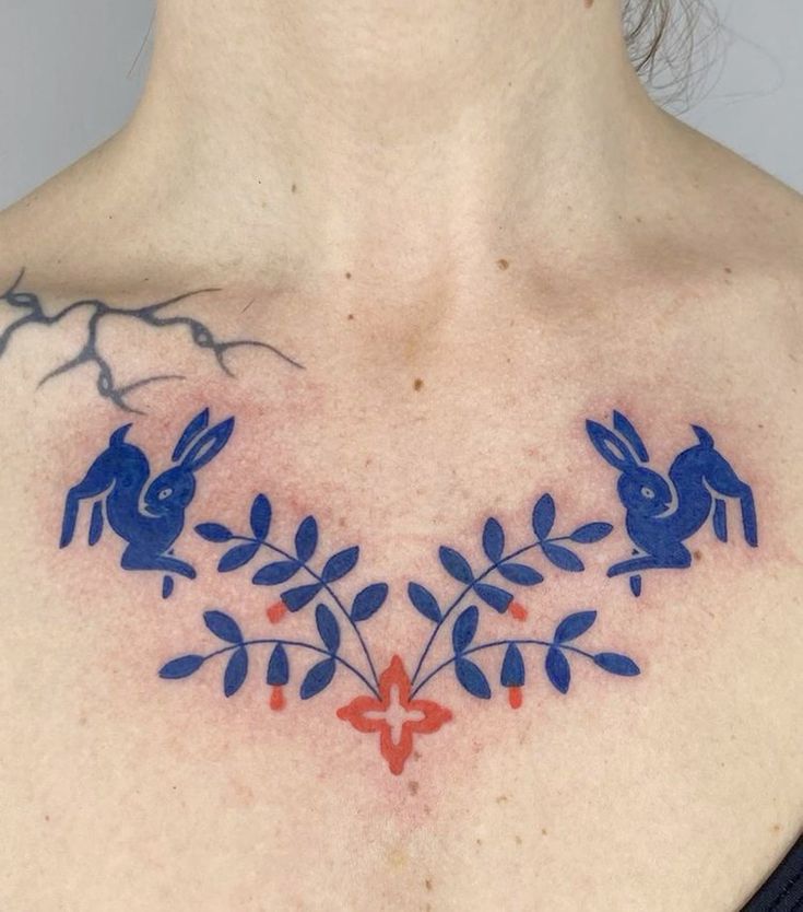Explore 20 Unique Clavicle Tattoo Ideas: From Delicate Florals to Edgy Designs – Get Inspired!