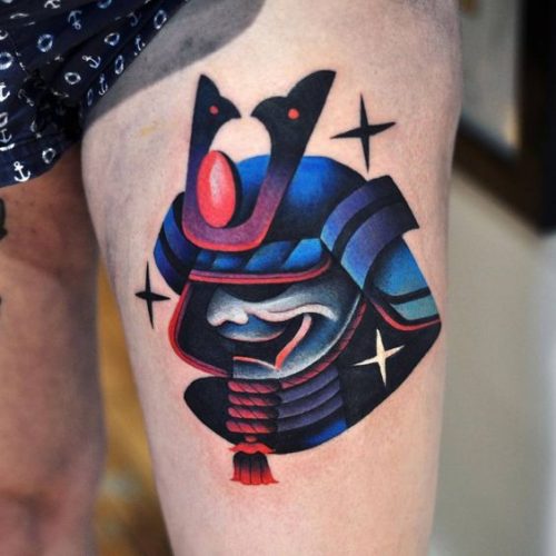 Explore 21 Samurai Mask Tattoo Ideas for : Discover Designs from Fierce to Floral