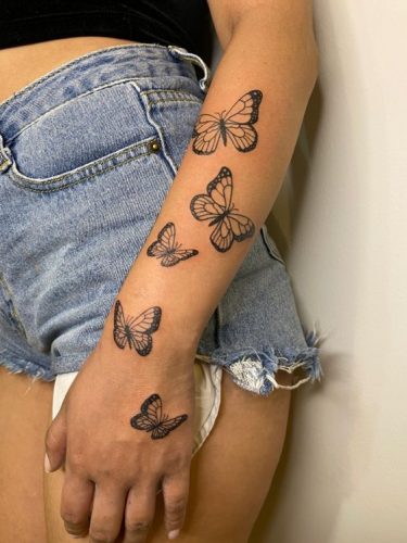 Explore 20 Captivating Butterfly Tattoo Designs on Arms for Men and Women – Fresh Ideas for