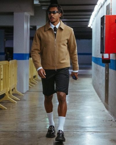 17 Trendy Men’s Jacket and Tie Combos for : Leather, Denim & Velvet Style