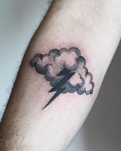 The Art of Cloud Tattoos: 22 Heavenly Designs for