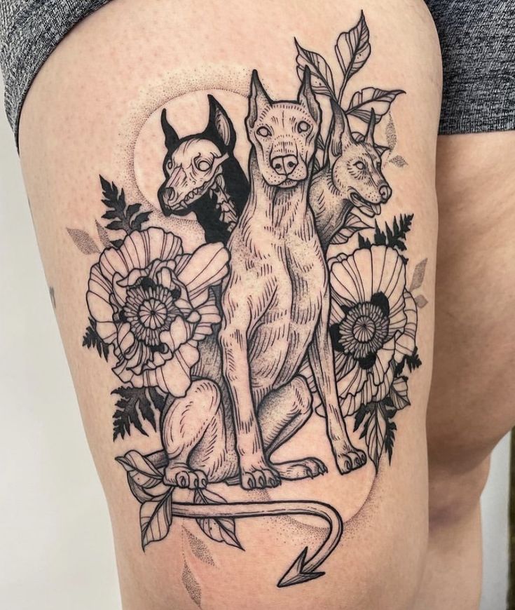 27 Cerberus Tattoo Ideas with Greek Mythology Designs for Chest, Shoulder, and Cute Styles
